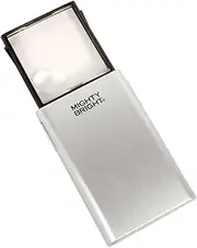 Lighted Pop-up Magnifier, Silver