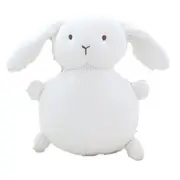 Cotton Knitted Wool Animal Doll Super Cute Baby Pacified Plush Toys Rabbit (built-in bell)