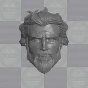 Aquaman v2 custom head for McFarlane DC Multiverse & other action figures
