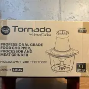 TORNADO BY BRAVA CUCINA ELECTRIC FOOD PROCESSOR BLENDER CHOPPER 400W 1.8LTR NEW