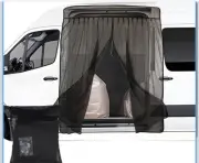 Van Bug Screen for Sprinter, Large Size Magnetic Mosquito Net for Ford W1