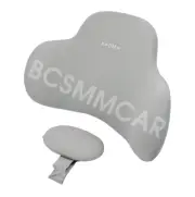 Memory Foam Lumbar Back Support Cushion Seat Chair Pillow Office Car Adjustable (for: Fiat)