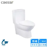 在飛比找momo購物網優惠-【CAESAR 凱撒衛浴】二段式省水馬桶-羅馬通/18.5c