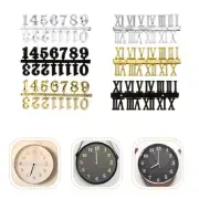 6 Pcs DIY Clock Number Roman Numeral Replacement Parts for Wall Numerals