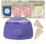 Wax Heater, 1 Set Wax Heating Machine & Wax Beads & Sticks Included
