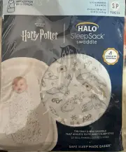 Halo Sleep Sack Swaddle S/P 3-6 Months Cotton Wizarding World Harry Potter NEW