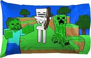 Jay Franco Minecraft Creative Fashion 100% Cotton Pillowcase 50 x 70 cm