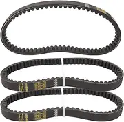 Go Kart Drive Belt 725, 30 Series Torque Converter Belt Compatible with Hammerhead 80T TrailMaster Mid XRX Mud Head Go Kart 6.5HP Engine 3 Pcs