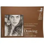 Strathmore 400-8 400 Series Drawing Pad 18"x24" Ivory/Cream 24 Sheets Medium