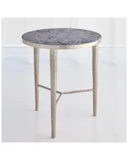Global Views Hammered End Table