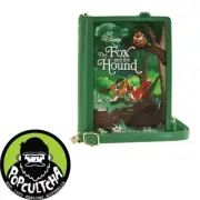 The Fox and the Hound (1981) - Book 9” Faux Leather Convertible Crossbody Bag