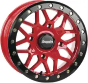 Dragonfire Thyphoon Wheel, 15x7 - +10 mm Offset - 4/156 - Red 523205 dfr523205