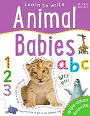 Wipe Clean: Learn to Write - Animal Babies