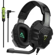 G811 3.5Mm Stereo Gaming Headset Wired Music Headphone With Wire Control and Mic and 3.5Mm 2 In 1 Audio Line For Pc Laptop Tablet Phones