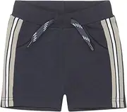 [DIRKJE] Boys Jogging Bottoms Dark Blue Pebble Shorts, Blue