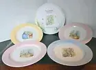 Peter Rabbit Pottery Barn Kids Porcelain Plates Set of 4, Unused In Original Box