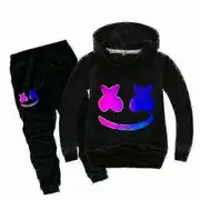 Boys Dj Kids Set Gift Age Hot Children's T-shirt Marshmello Music Boy Marshmello Dj Music Kids T-shirt Children's Sportswear Set Gift Age9-14 Hot b...