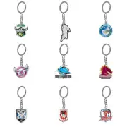 NRL Team Metal Keyring Key Ring ENAMEL Logo Man Cave Bar Gift - Choose your Team