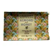Crabtree & Evelyn Bar Soap Almond & Honey Triple Milled 7oz