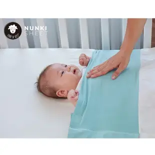 【Nunki Sheet】成長安撫床巾 包巾 M號 120X60cm 中床(包巾 嬰兒包巾 寶寶包巾)