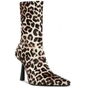 Steve Madden Womens Vakay Brown Velvet Ankle Boots 7.5 Medium (B,M) BHFO 8613
