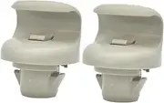 fhtpr 2X Sun Visor Clips Holder Bracket,Fit For Nissan, Juke F15 Tiida C12 X-trail T31 T30 Fit For Infiniti, FX35 FX45 G35 Pathfinder R51 Frontier Car Visor Retaining Clip