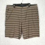 Volcom Shorts Mens Size 40 Hybrid Chino Surf Turf Water Repellant Board Unlined