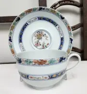 Raynaud Limoges KOUTANI Celadon Teacup And Saucer Never Used BRAND NEW