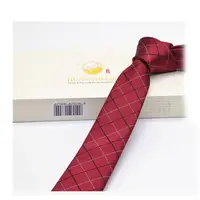 在飛比找momo購物網優惠-【拉福】兒童領帶窄版領帶6cm領帶拉鍊領帶(多色)