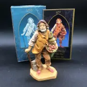 Fontanini Nativity Levi Peddler Basket Of Apples 5" #72570 1993 Retired Box Card