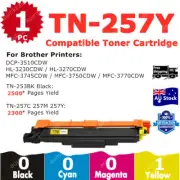1x Compatible Toner TN253 TN257 TN-253BK TN-257 Yellow For Brother HL-3230CDW