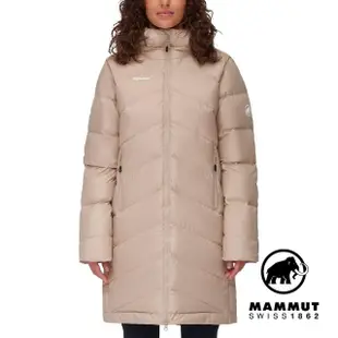 【Mammut 長毛象】Fedoz IN Hooded Parka Women 時尚長版羽絨連帽大衣外套 薩凡納褐 女款 #1013-02090