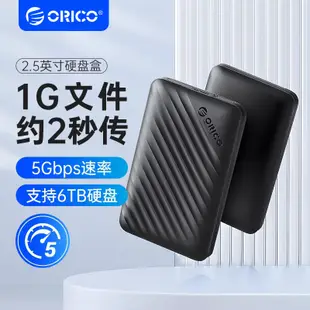 ORICO 條紋系列 2.5 吋硬碟外接盒 Type c 外接盒 筆電行動外接盒 商務風格 CP值高 (2521)