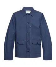 Gibson shirt jacket S navy blue