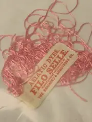 Vintage Asiatic Dyes Filo Selle Silk Embroidery Thread