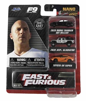 Nano Hollywood Rides Fast & Furious 9 Jada Diecast 1:65 Set NV-11 Dodge Jeep (W)
