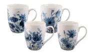 Coupe Mug, Set of 4 (Garden Blues) - 355mL