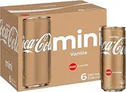 [Coca-Cola] Vanilla Soft Drink Mini Can Multipack 6 x 250 ml