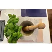 Save 9.99%! Genoese Pesto Lesson with Mortar, Pasta Tasting and Local Wine