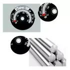 Magnetic Woodstove Pipe Thermometer Fireplace Flue HOT 2024 Z0Q Heat H K4M2