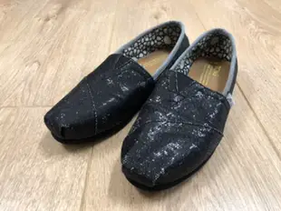 US 6.5 TOMS 亮片休閒鞋