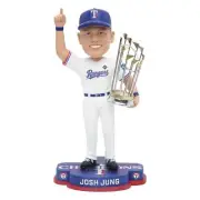 Josh Jung Texas Rangers 2023 World Series Champions Bobblehead MLB Baseball