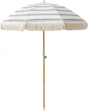 Luxe Beach Umbrella | The Resort Coastal Blue - SUNNYLiFE