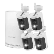 Swann AllSecure4K 100% Wireless Security Kit with 4 x Cameras & Hub