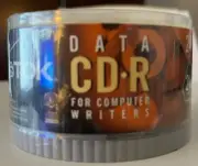 NEW 25 Pack TDK DISCS Data CD-R 24 MINUTE 210MB 24x. For Computer Writers