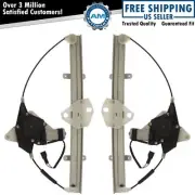 Power Window Regulators w/ Motor Front Pair Set LH Left & RH for 95-00 Contour