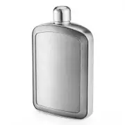 Royal Selangor Hand Finished Ink Collection Pewter Virgin Hip Flask Gift 15cL