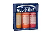 Dr. Bronner's Pure-Castile Soap Liquid Summer Lovin' 237ml x 3 Pack (Citrus, Rose & Tea Tree)