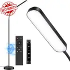15W LED Floor Lamp 1500LM Dimmable 360° Neck Remote Touch Control Black