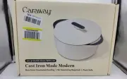 Enameled Dutch Oven - 6.5 qt Cast Iron Dutch Oven With Lid - 3 Layer Enamel